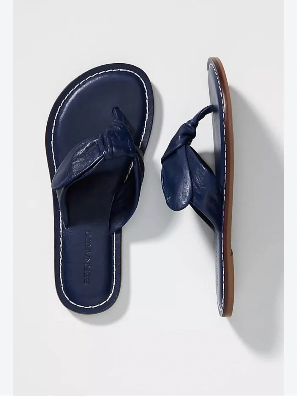Bernardo Lillian Sandal Navy, size 7 NWOB